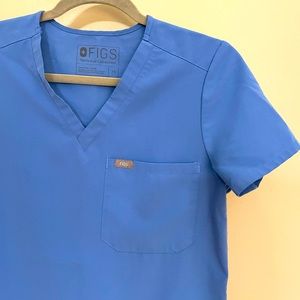 Figs Ceil Blue Scrubs Set